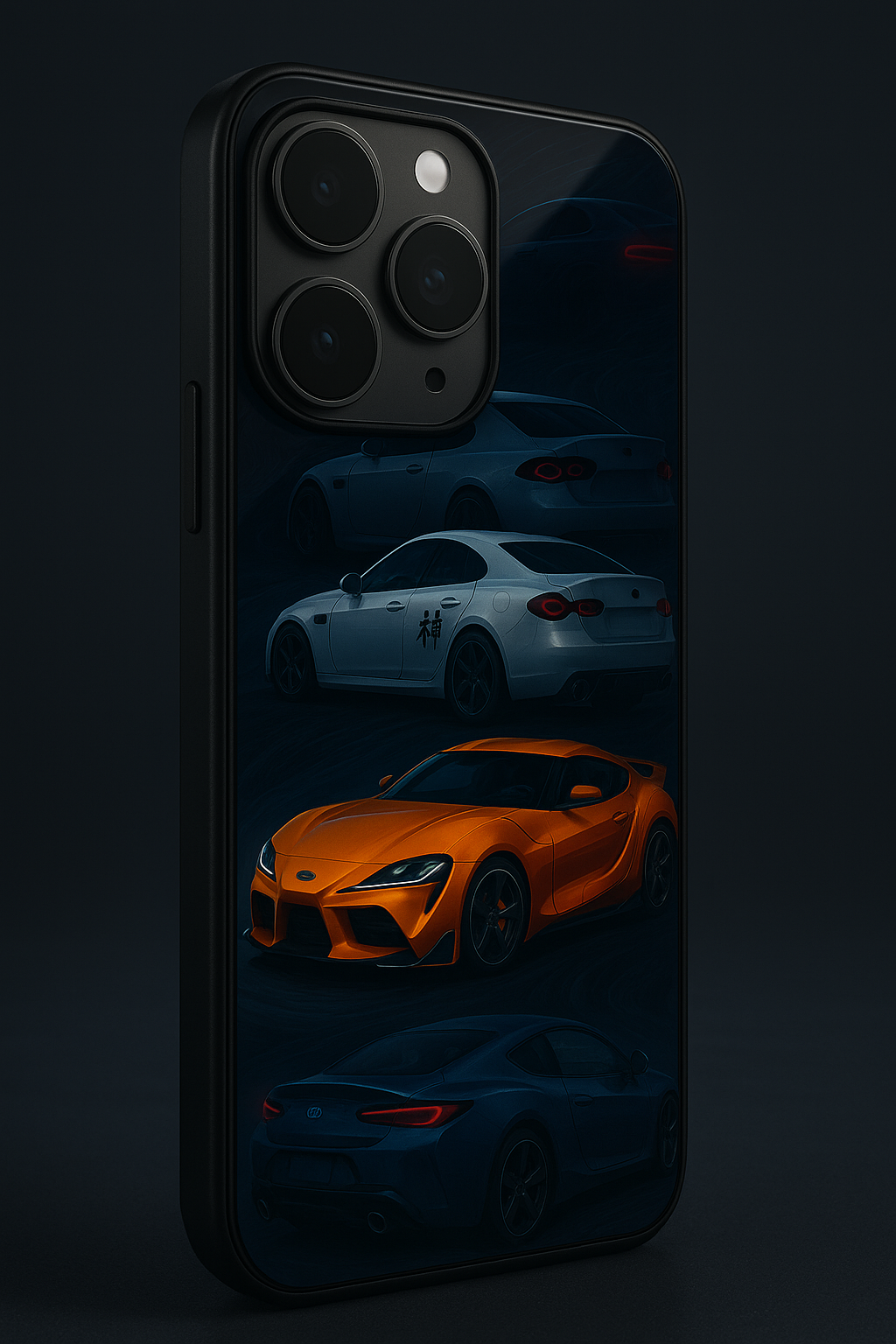 Car lover Premium Glass Back Cover For iPhone 11,12,13,14,15,16,17 Models The Case & Co