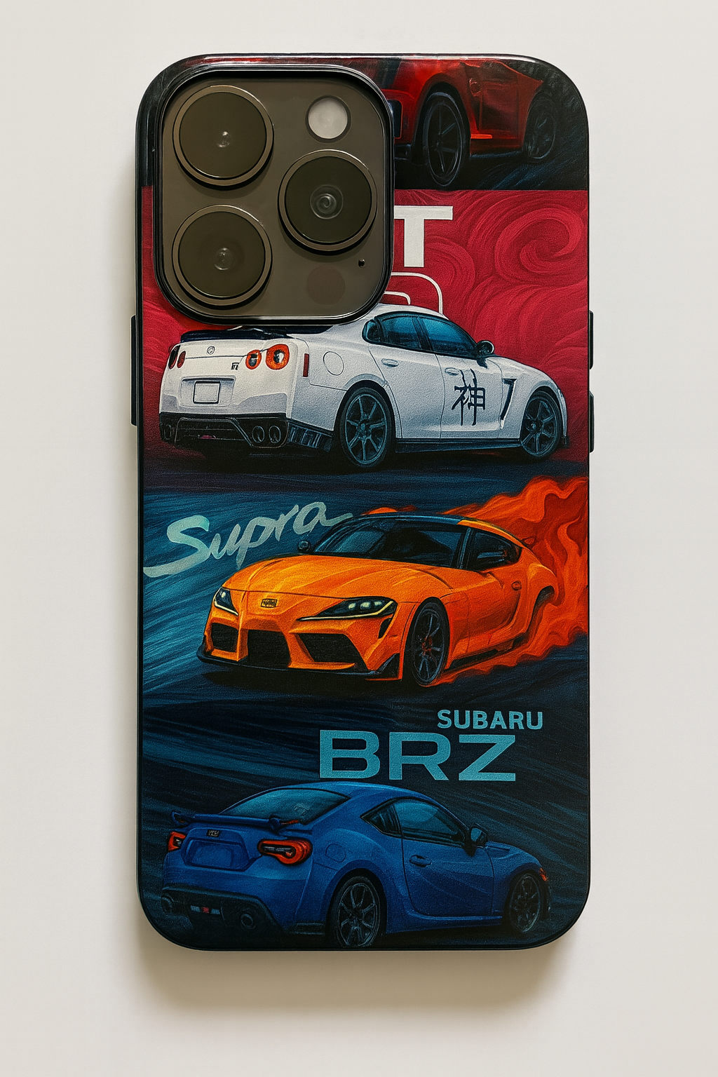 Car Lover Premium Glass Back Cover For iPhone 11,12,13,14,15,16,17 Models The Case & Co