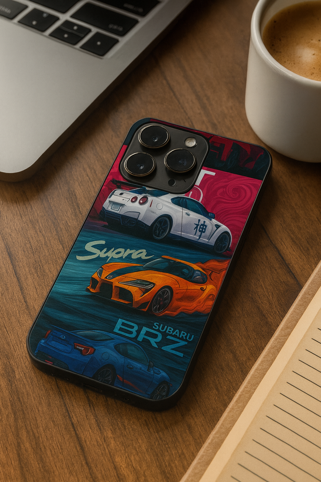 Car lover Premium Glass Back Cover For iPhone 11,12,13,14,15,16,17 Models The Case & Co