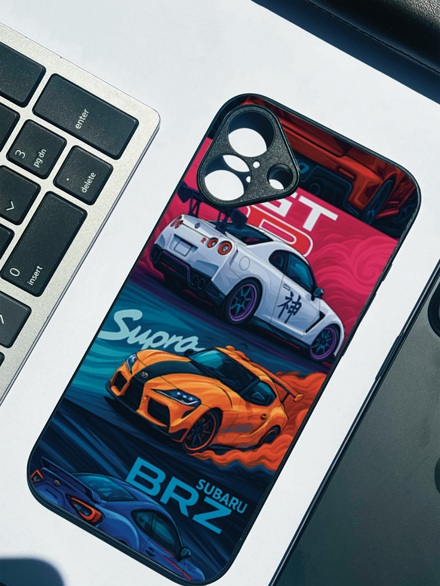 Car lover Premium Glass Back Cover For iPhone 11,12,13,14,15,16,17 Models The Case & Co