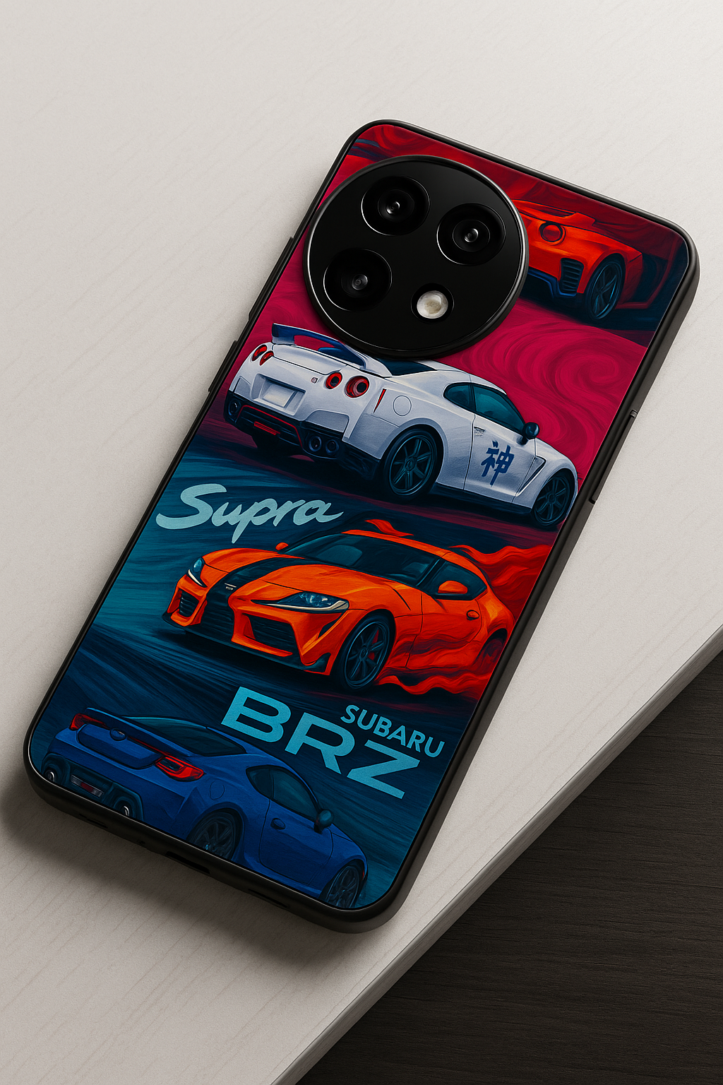 Car Lover Premium Glass Back Cover For One Plus 13, 12, 11, 10, Nord Series The Case & Co