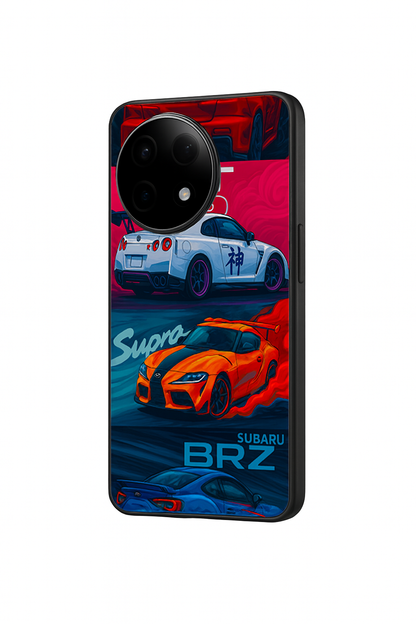 Car Lover Premium Glass Back Cover For One Plus 13, 12, 11, 10, Nord Series The Case & Co