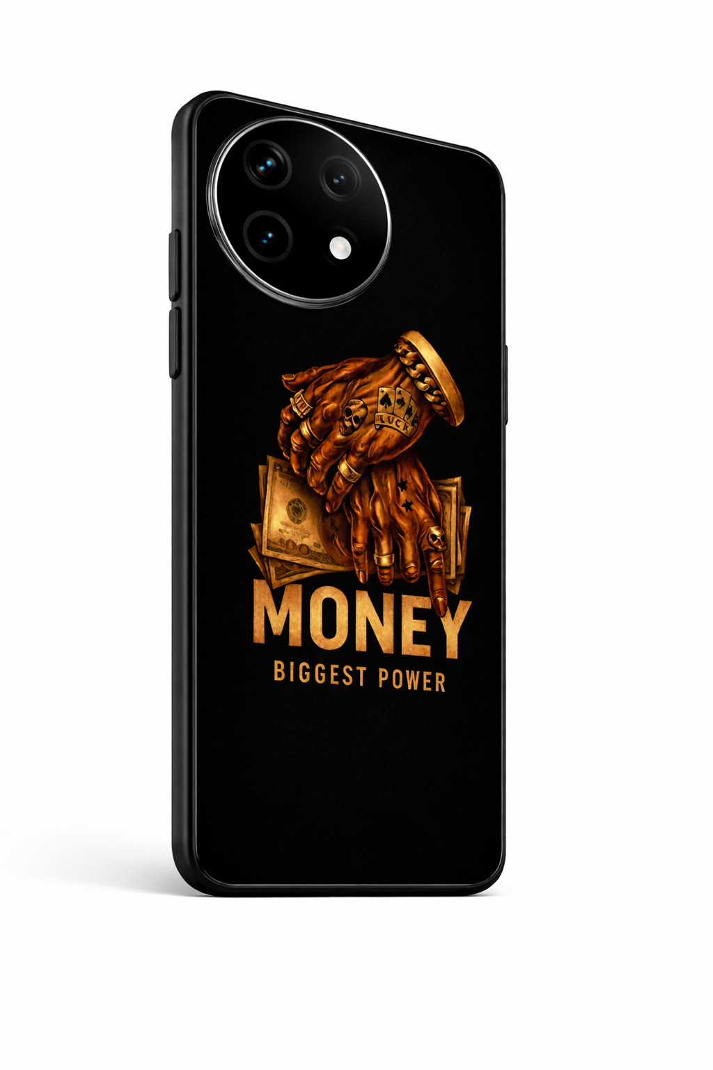 Cash Command Premium Glass Back Cover For One Plus 13, 12, 11, 10, Nord Series The Case & Co