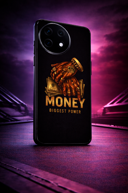 Cash Command Premium Glass Back Cover For One Plus 13, 12, 11, 10, Nord Series The Case & Co