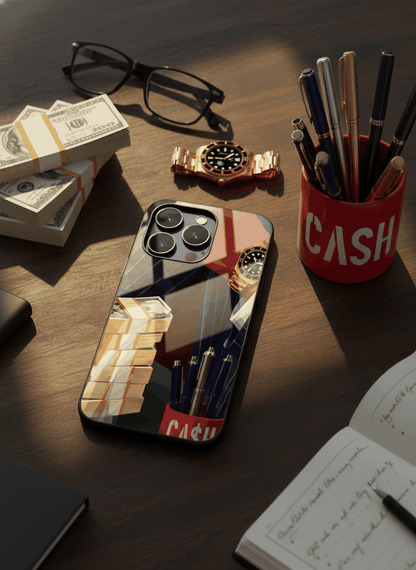 Cash Empire Glass Back Cover For iPhone 11-17 The Case & Co