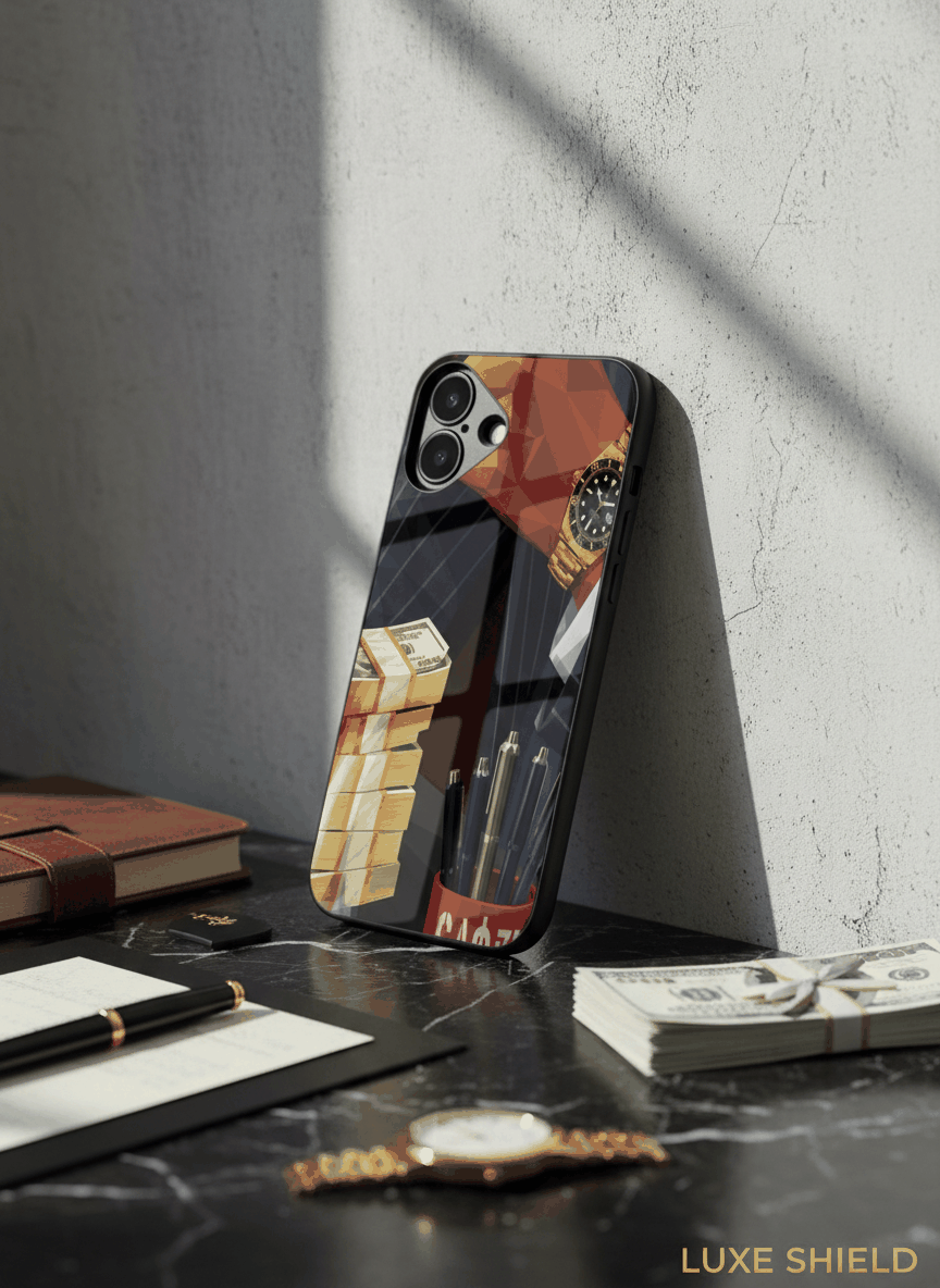 Cash Empire Glass Back Cover For iPhone 11-17 The Case & Co