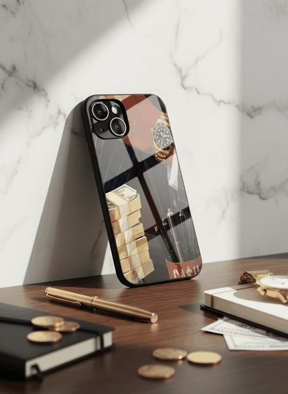 Cash Empire Glass Back Cover For iPhone 11-17 The Case & Co