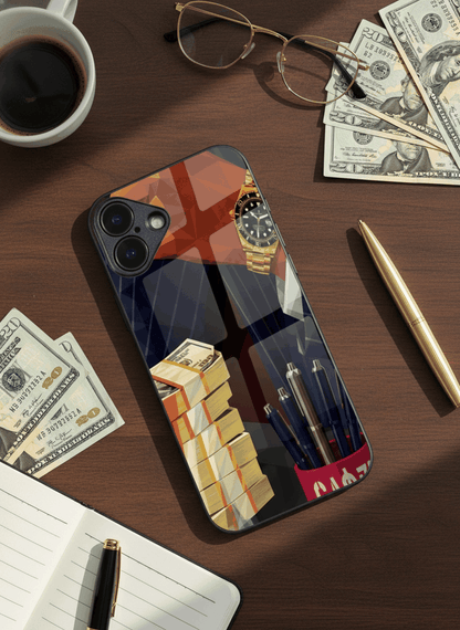 Cash Empire Glass Back Cover For iPhone 11-17 The Case & Co