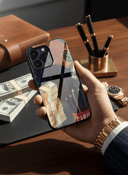 Cash Empire Glass Back Cover For iPhone 11-17 The Case & Co