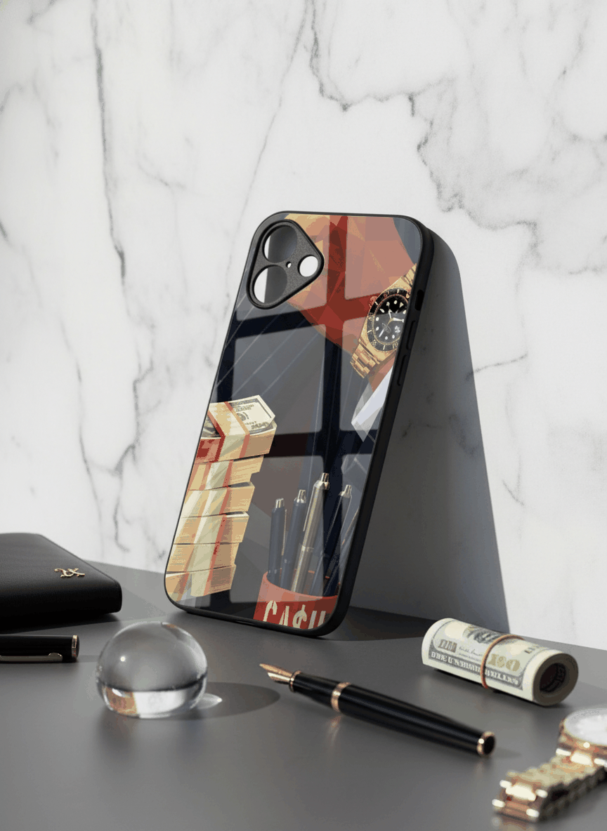 Cash Empire Glass Back Cover For iPhone 11-17 The Case & Co