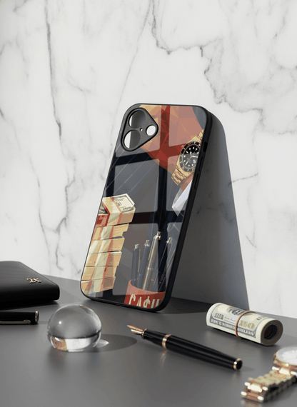 Cash Empire Glass Back Cover For iPhone 11-17 The Case & Co