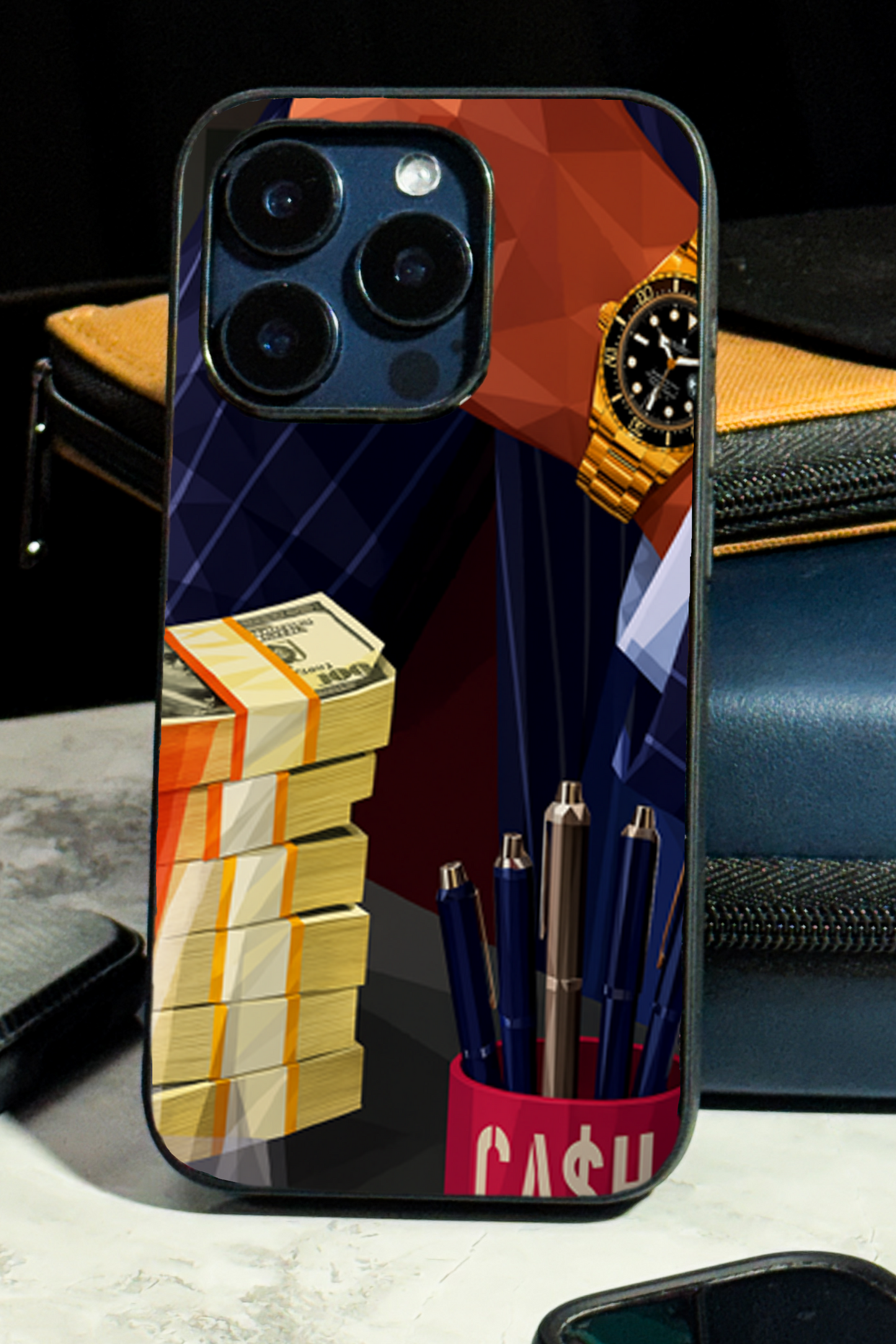 Cash Empire Premium Glass Back Cover For iPhone 11,12,13,14,15,16,17 Models The Case & Co