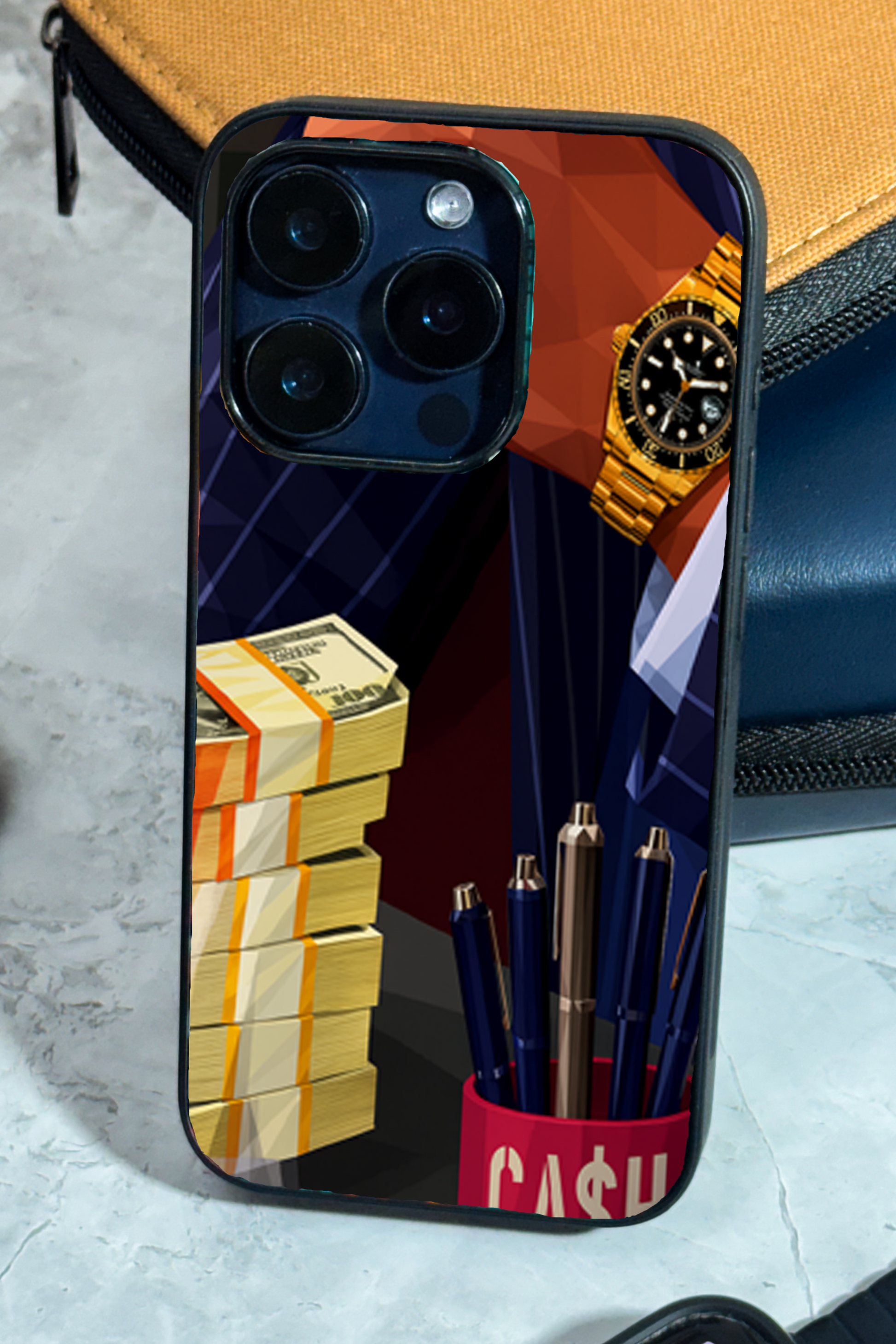 Cash Empire Premium Glass Back Cover For iPhone 11,12,13,14,15,16,17 Models The Case & Co