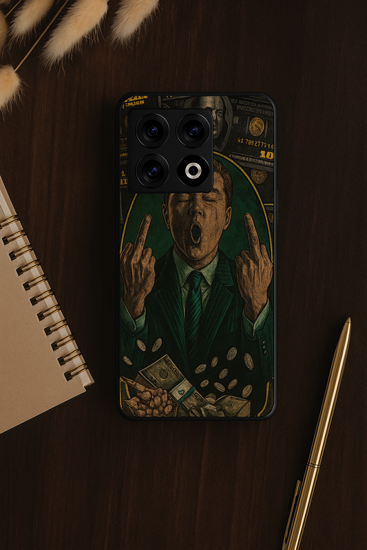 Cash Over Premium Glass Back Cover For One Plus 13, 12, 11, 10, Nord Series The Case & Co