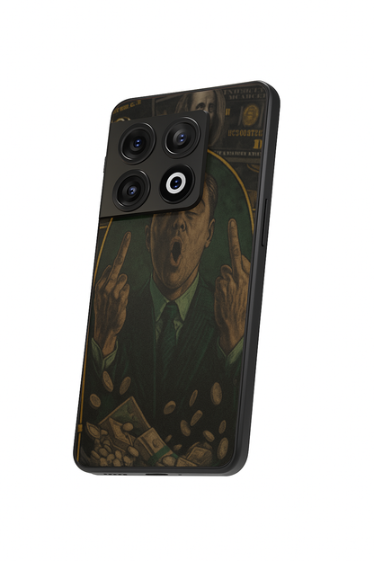 Cash Over Premium Glass Back Cover For One Plus 13, 12, 11, 10, Nord Series The Case & Co