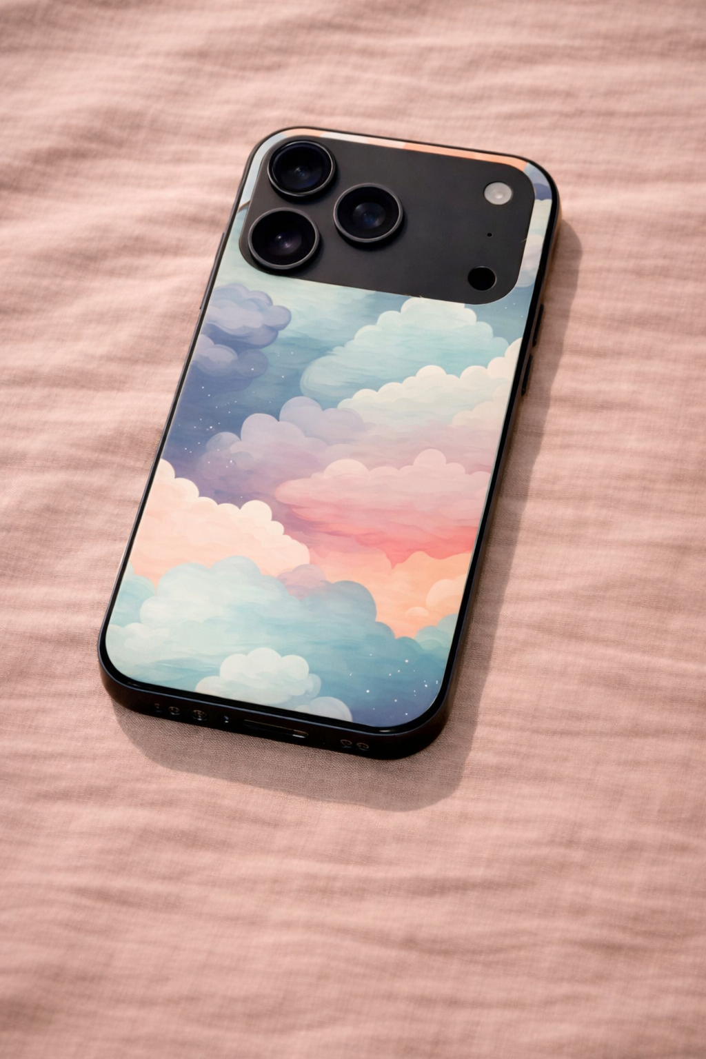 Cloud Of Dreams Premium Glass Back Cover For iPhone 11,12,13,14,15,16,17 Models The Case & Co