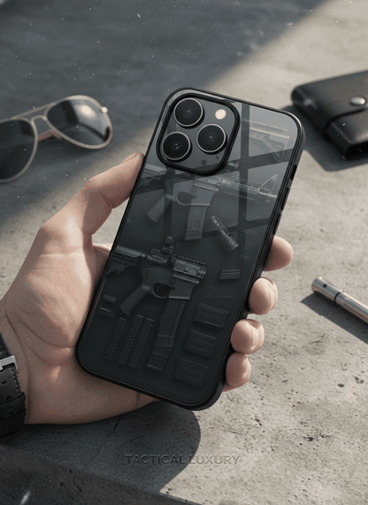 COD Guns Glass Back Cover For iPhone 11-17 The Case & Co