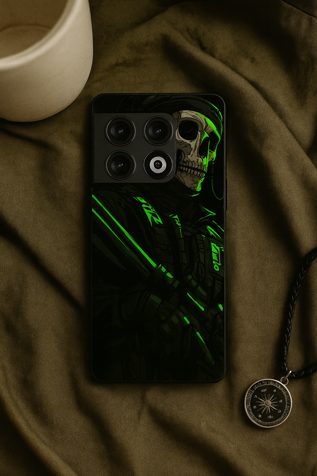 COD Zombie Premium Glass Back Cover For One Plus 13, 12, 11, 10, Nord Series The Case & Co
