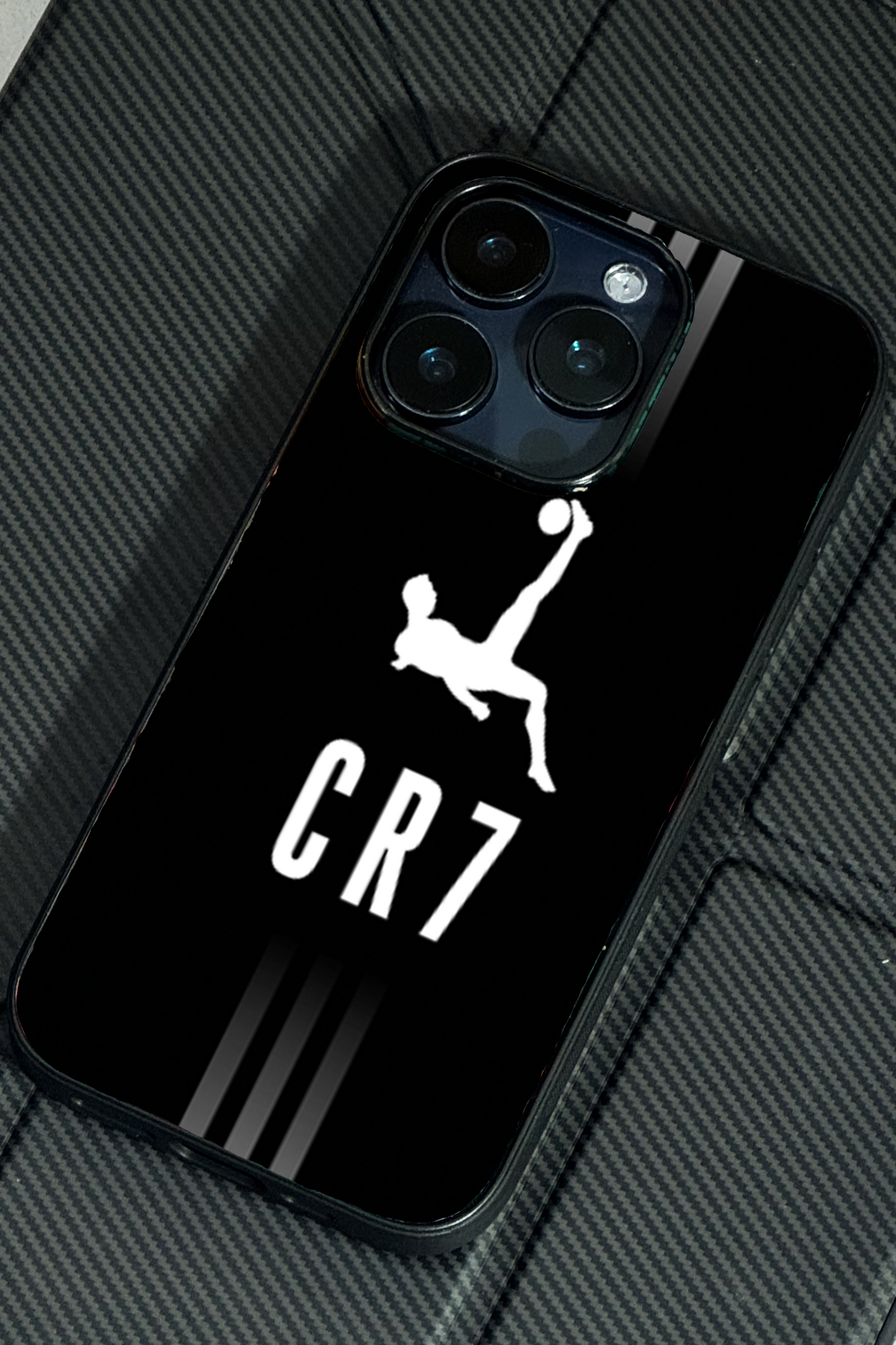 CR7 Legacy Premium Glass Back Cover For iPhone 11,12,13,14,15,16,17 Models The Case & Co