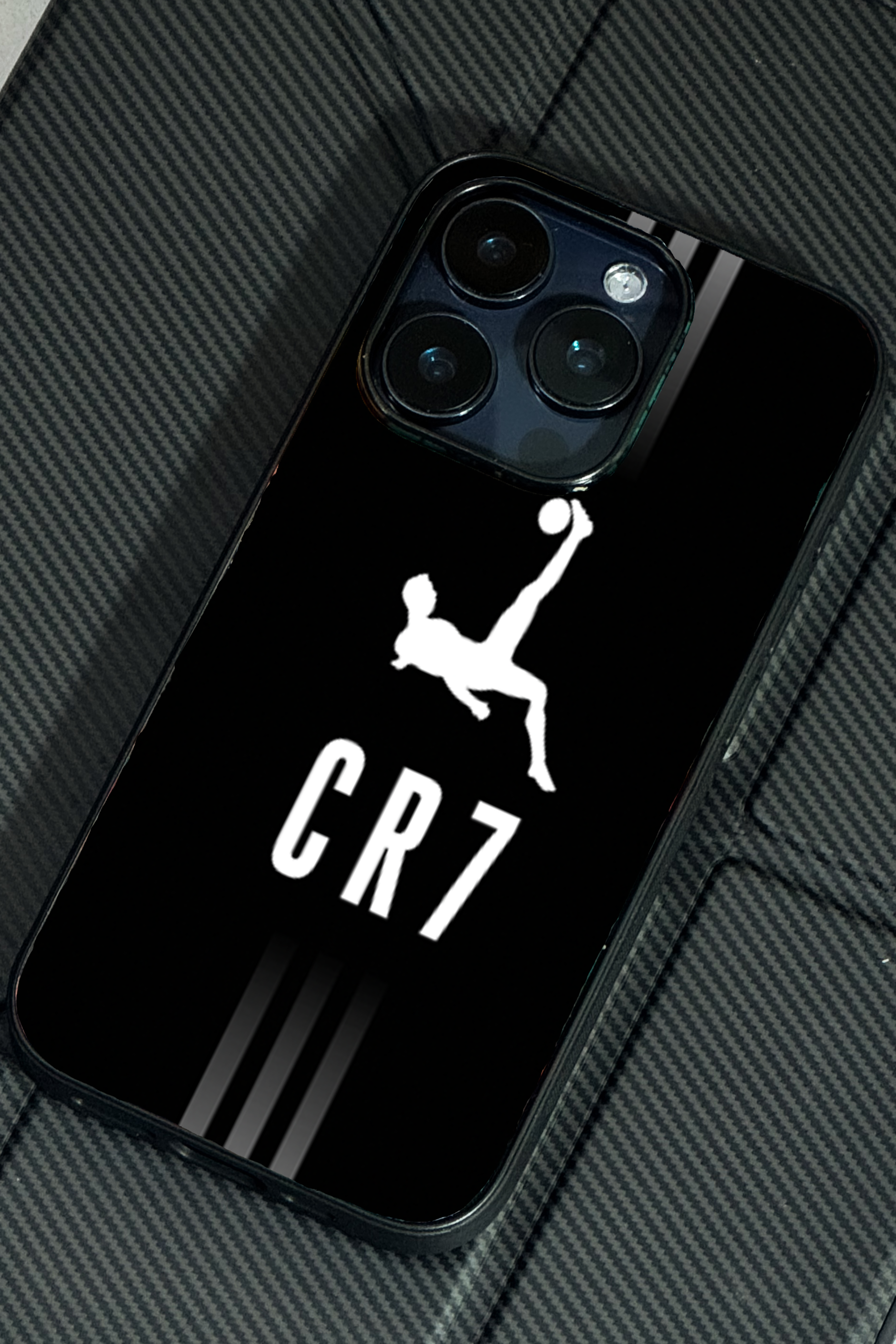 CR7 Legacy Premium Glass Back Cover For iPhone 11,12,13,14,15,16,17 Models The Case & Co
