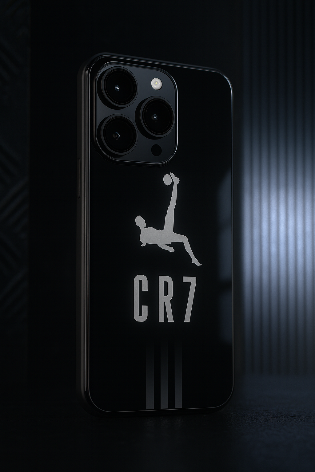 CR7 Legacy Premium Glass Back Cover For iPhone 11,12,13,14,15,16,17 Models The Case & Co