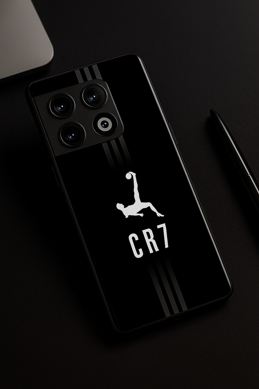 CR7 Legacy Premium Glass Back Cover For One Plus 13, 12, 11, 10, Nord Series The Case & Co