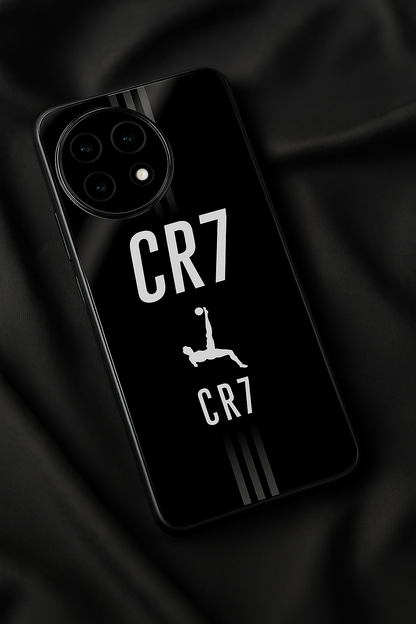 CR7 Legacy Premium Glass Back Cover For One Plus 13, 12, 11, 10, Nord Series The Case & Co