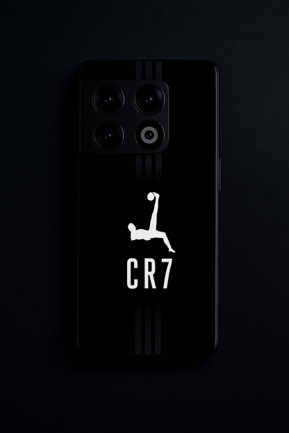 CR7 Legacy Premium Glass Back Cover For One Plus 13, 12, 11, 10, Nord Series The Case & Co