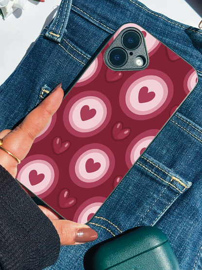 Cupid Core Premium Glass Back Cover For iPhone 11,12,13,14,15,16,17 Models The Case & Co