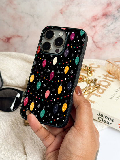 Cute Aesthetic Lights Premium Glass Back Cover For iPhone 11,12,13,14,15,16,17 Models The Case & Co
