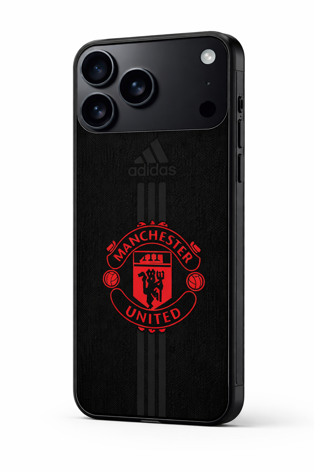 Dark Mode FC Premium Glass Back Cover For iPhone 11,12,13,14,15,16,17 Models The Case & Co