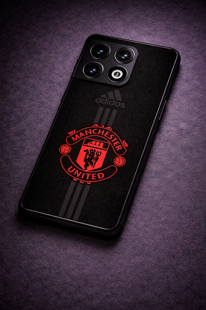 Dark Mode FC Premium Glass Back Cover For One Plus 13, 12, 11, 10, Nord Series The Case & Co