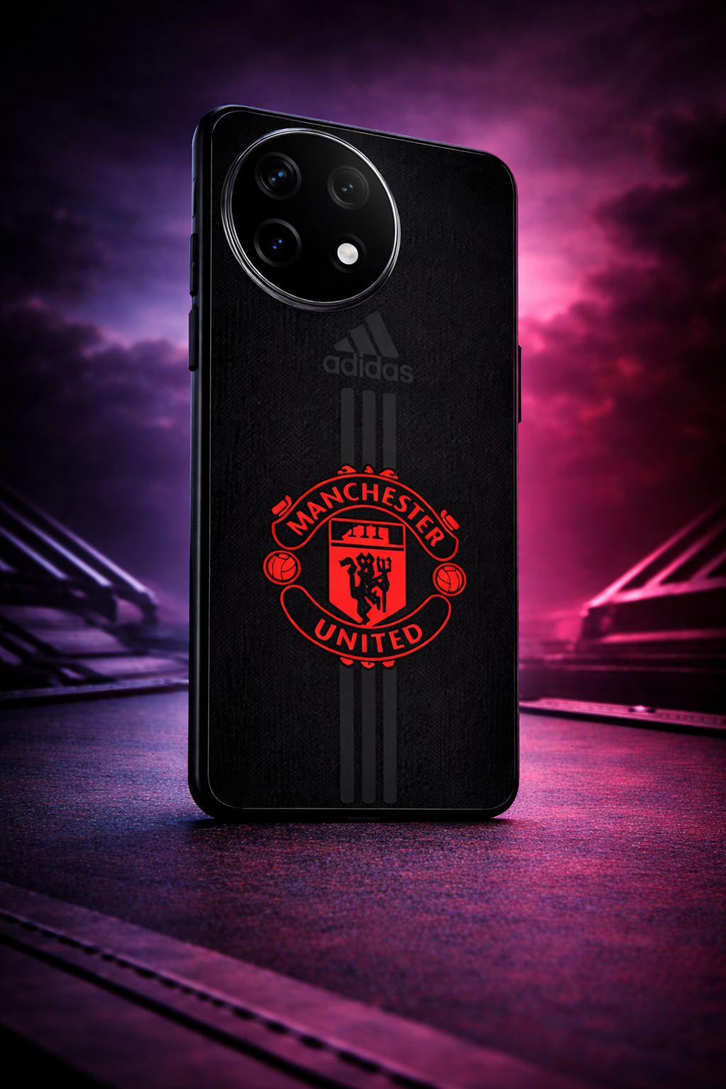 Dark Mode FC Premium Glass Back Cover For One Plus 13, 12, 11, 10, Nord Series The Case & Co