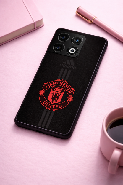 Dark Mode FC Premium Glass Back Cover For One Plus 13, 12, 11, 10, Nord Series The Case & Co