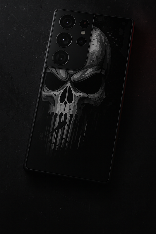 Deathmark Premium Glass Back Cover For Galaxy S, A, M & F Series The Case & Co