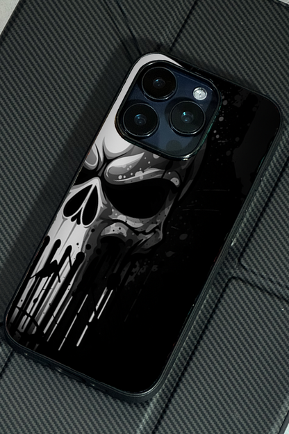 Deathmark Premium Glass Back Cover For iPhone 11,12,13,14,15,16,17 Models The Case & Co