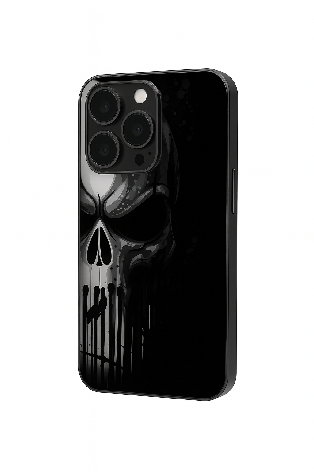 Deathmark Premium Glass Back Cover For iPhone 11,12,13,14,15,16,17 Models The Case & Co