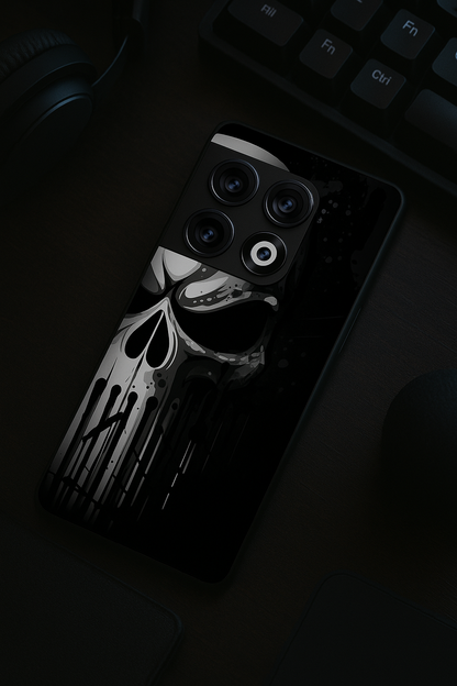 Deathmark Premium Glass Back Cover For One Plus 13, 12, 11, 10, Nord Series The Case & Co