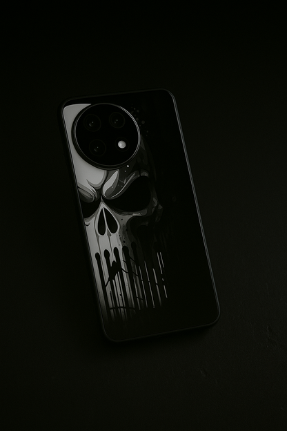 Deathmark Premium Glass Back Cover For One Plus 13, 12, 11, 10, Nord Series The Case & Co