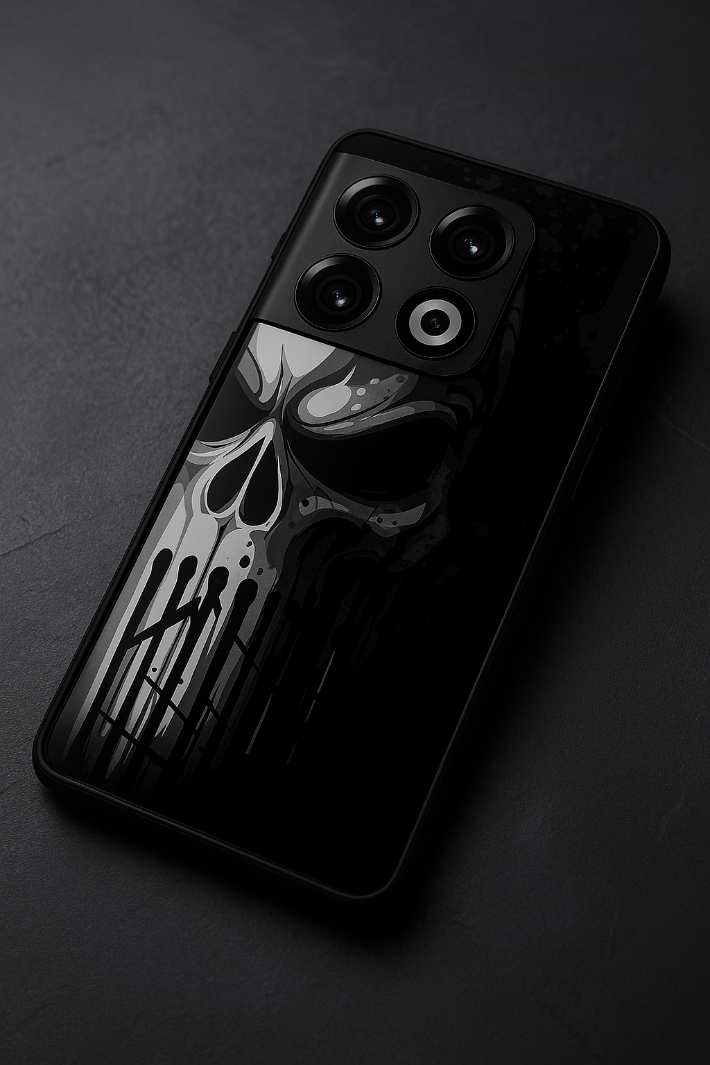 Deathmark Premium Glass Back Cover For One Plus 13, 12, 11, 10, Nord Series The Case & Co