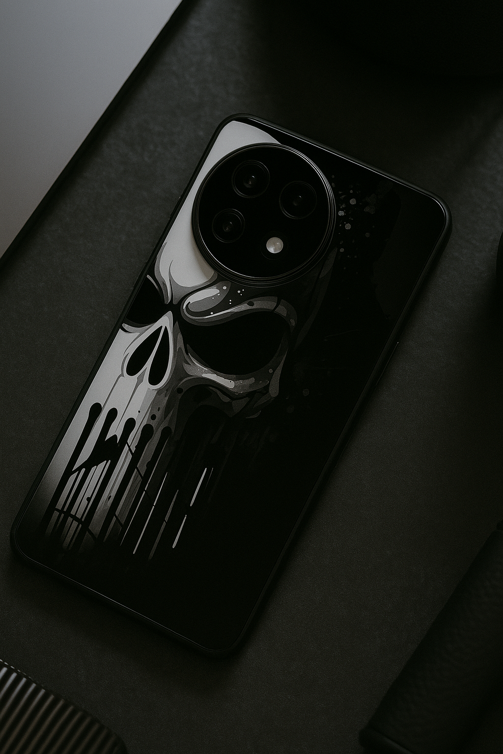 Deathmark Premium Glass Back Cover For One Plus 13, 12, 11, 10, Nord Series The Case & Co