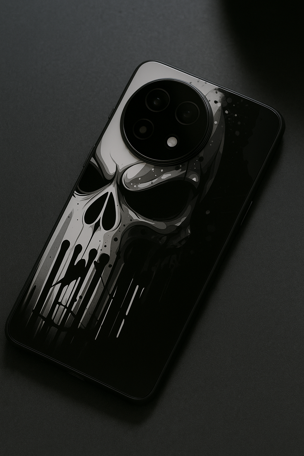 Deathmark Premium Glass Back Cover For One Plus 13, 12, 11, 10, Nord Series The Case & Co