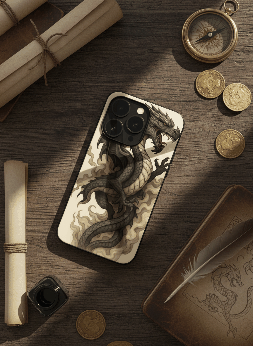 Dragon Glass Back Cover For iPhone 11-17 The Case & Co