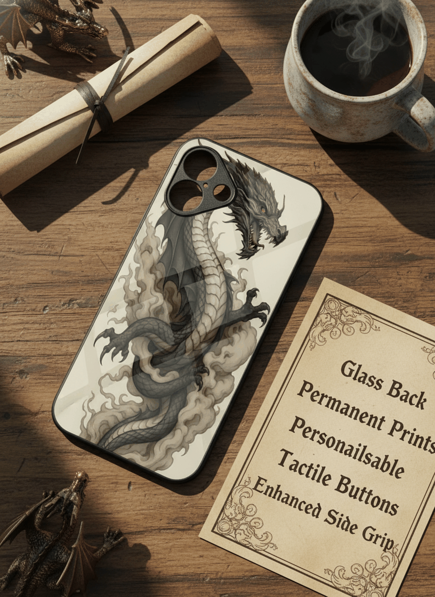Dragon Glass Back Cover For iPhone 11-17 The Case & Co