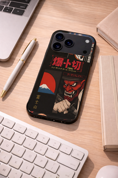 Dragon Graffiti Premium Glass Back Cover For iPhone 11,12,13,14,15,16,17 Models The Case & Co