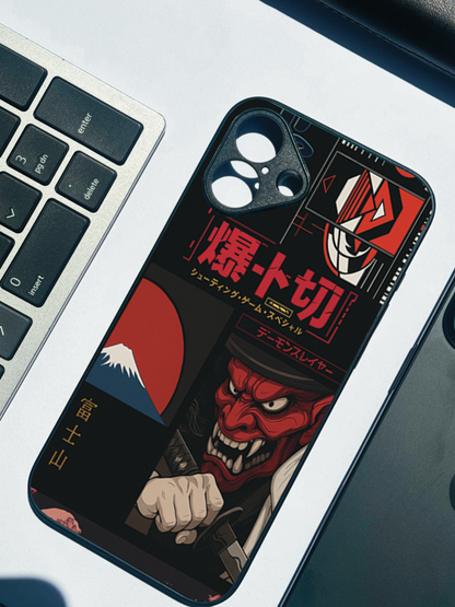 Dragon Graffiti Premium Glass Back Cover For iPhone 11,12,13,14,15,16,17 Models The Case & Co