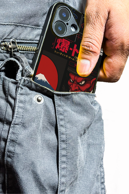 Dragon Graffiti Premium Glass Back Cover For iPhone 11,12,13,14,15,16,17 Models The Case & Co