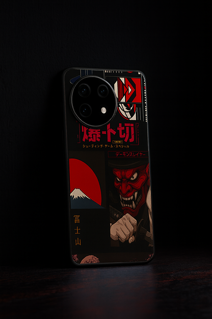 Dragon Graffiti Premium Glass Back Cover For One Plus 13, 12, 11, 10, Nord Series The Case & Co