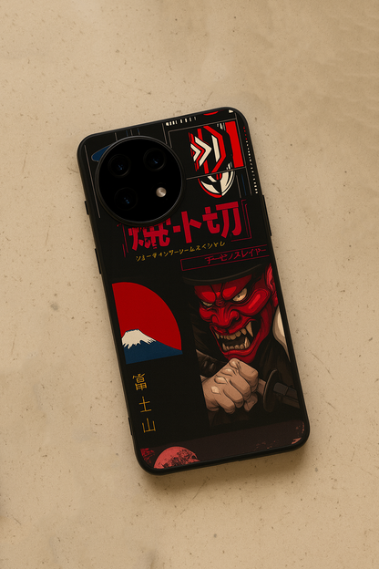 Dragon Graffiti Premium Glass Back Cover For One Plus 13, 12, 11, 10, Nord Series The Case & Co