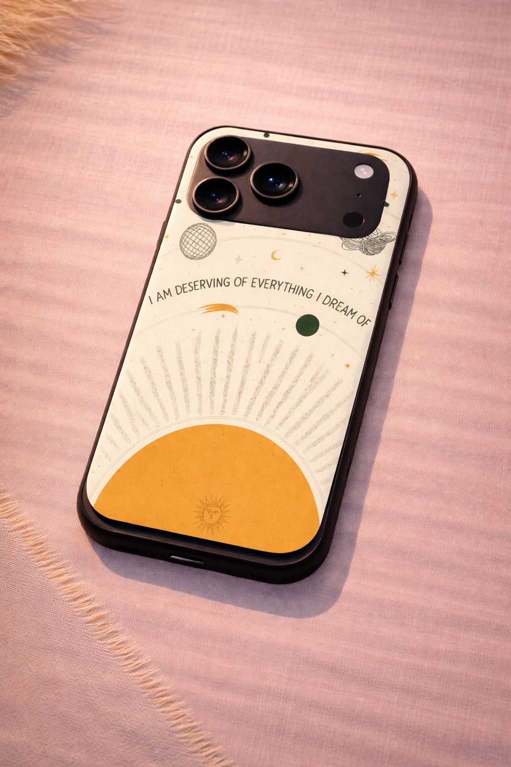 Dream Universe Premium Glass Back Cover For iPhone 11,12,13,14,15,16,17 Models The Case & Co